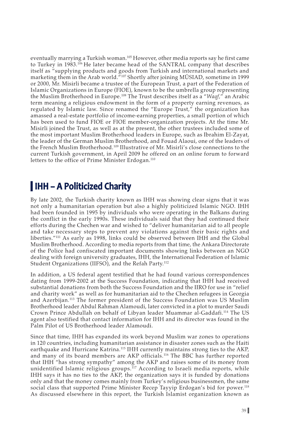 IHH – a Politicized Charity
