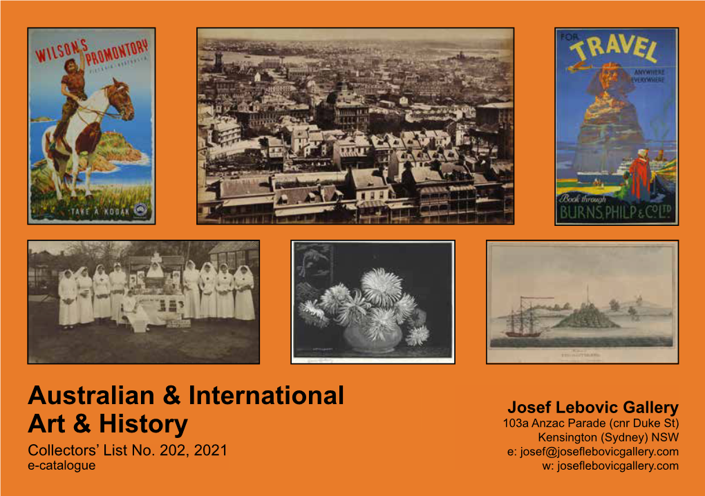 Australian & International Art & History