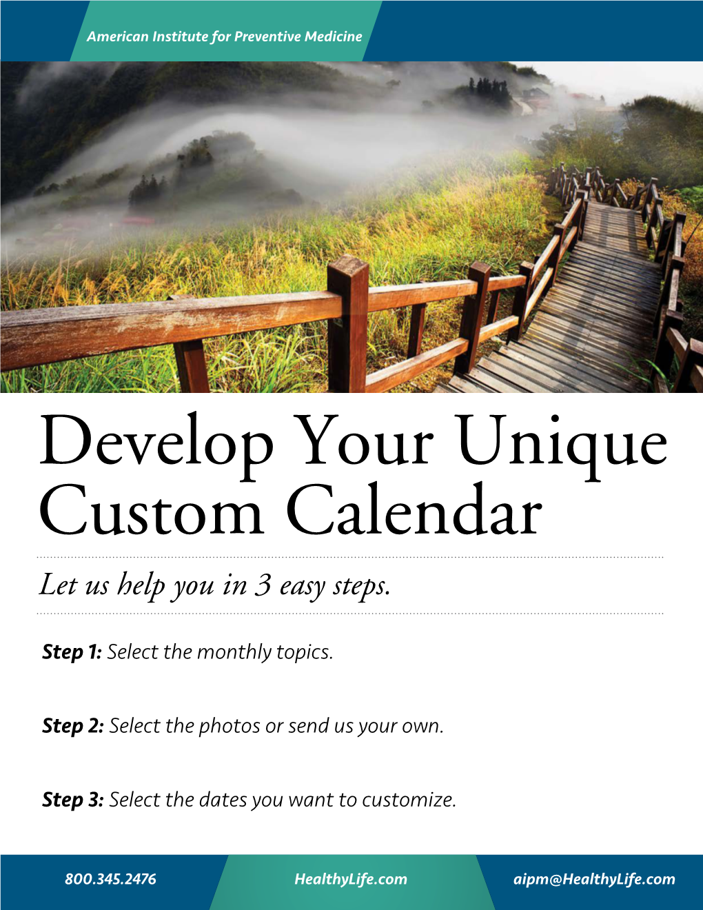 Develop Your Unique Custom Calendar Let Us Help You in 3 Easy Steps