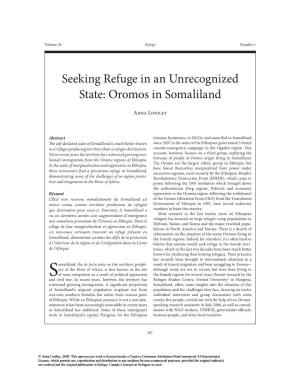 Oromos in Somaliland