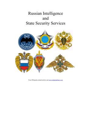 Russian Intelligence and State Security Services