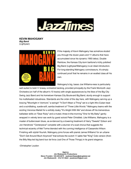 Big Band Review.Jazz Times