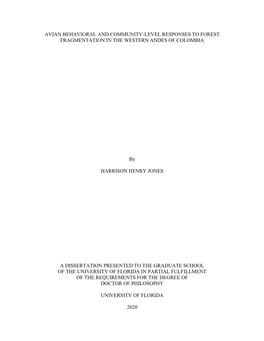 University of Florida Thesis Or Dissertation