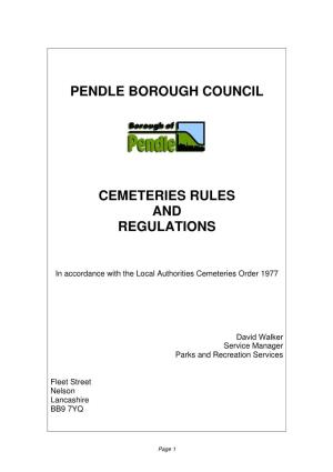 Download Cemetery Rules and Regulations
