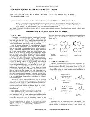 Asymmetric Epoxidation of Electron-Deficient Olefins