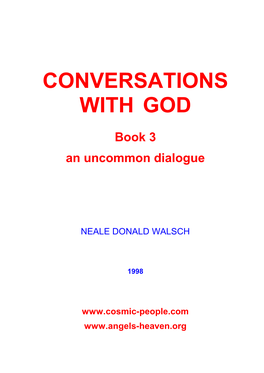 Conversations with God, Book 3