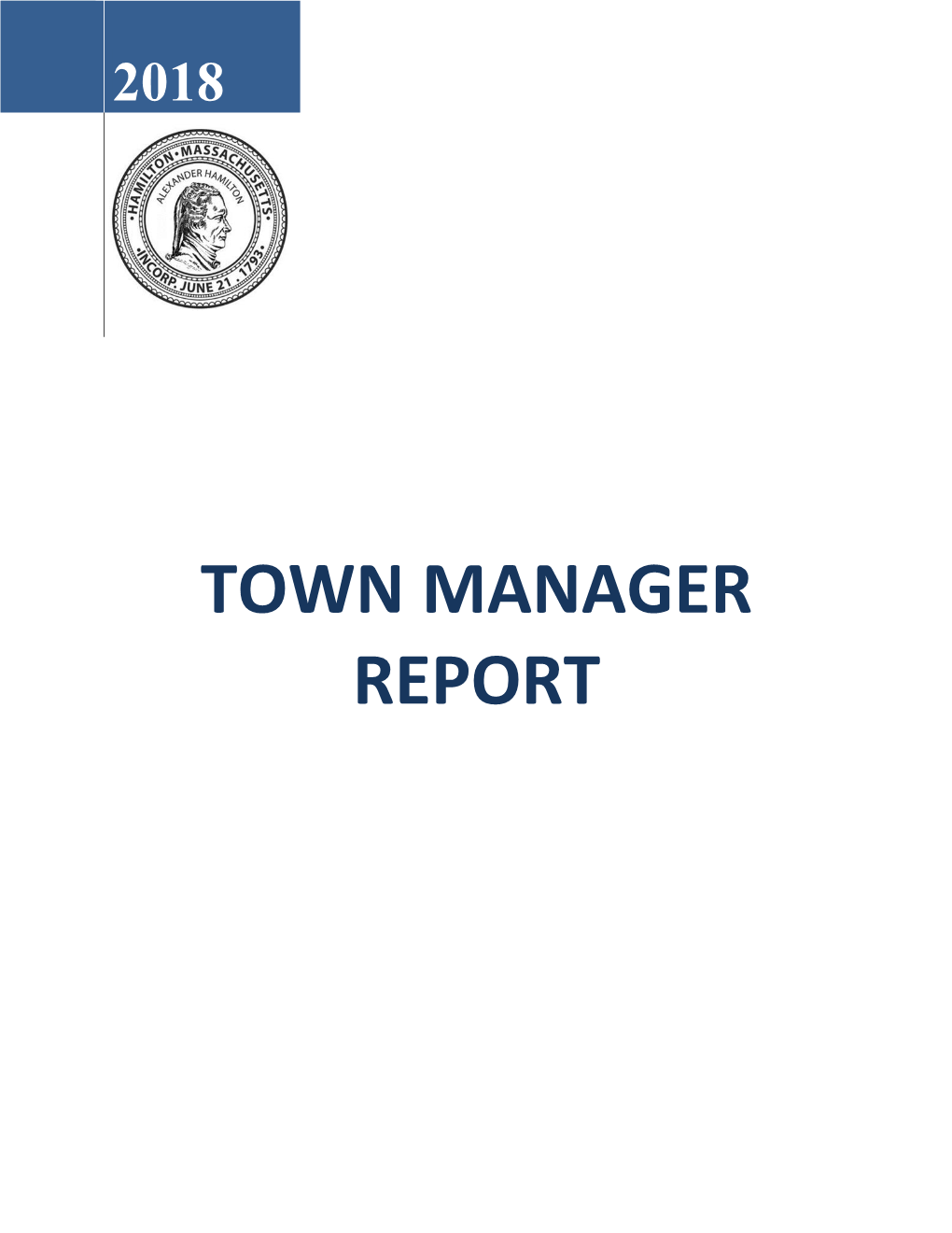 Town Manager Report