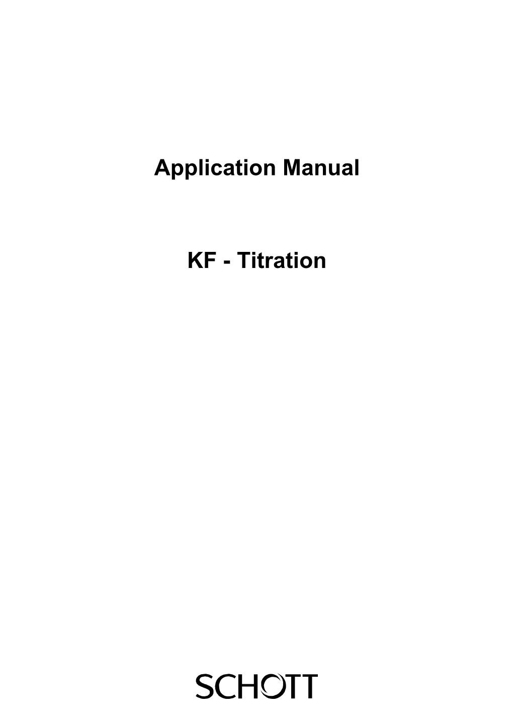 Application Manual KF
