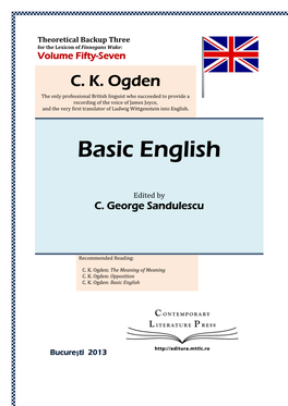 CK Ogden Basic English