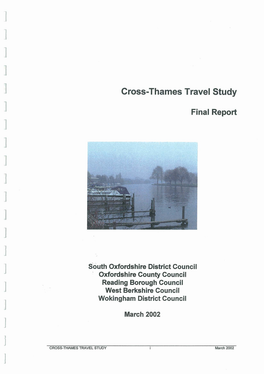 Cross-Thames Travel Study
