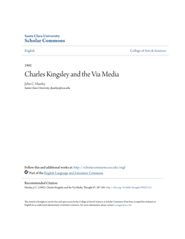 Charles Kingsley and the Via Media John C