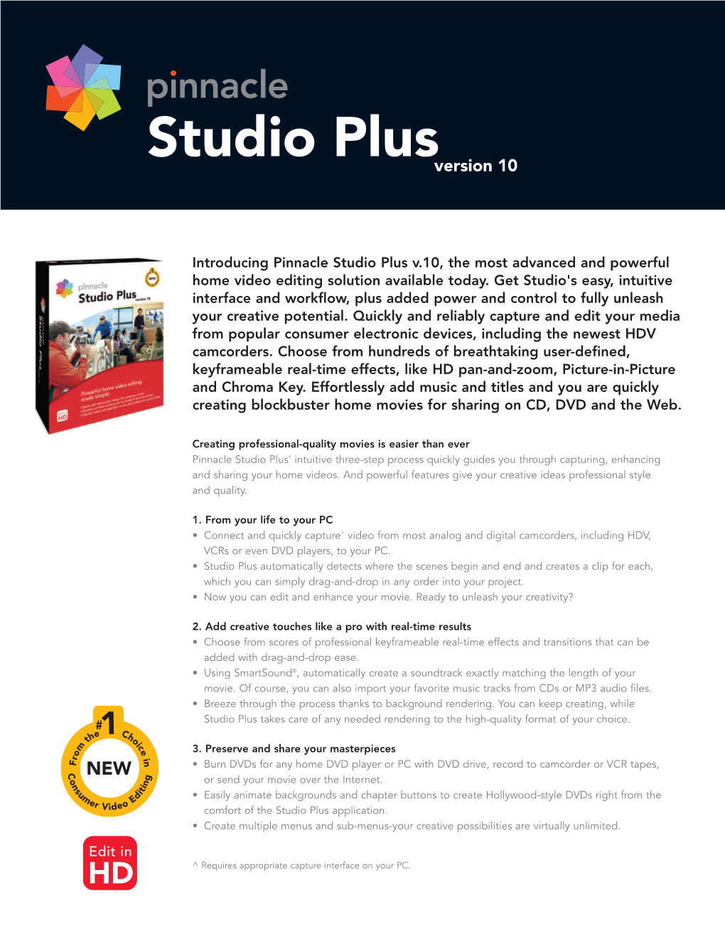 Studio Plus Version 10