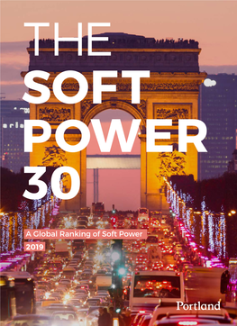 A Global Ranking of Soft Power 2019 Designed by Portland's In-House Content & Brand Team
