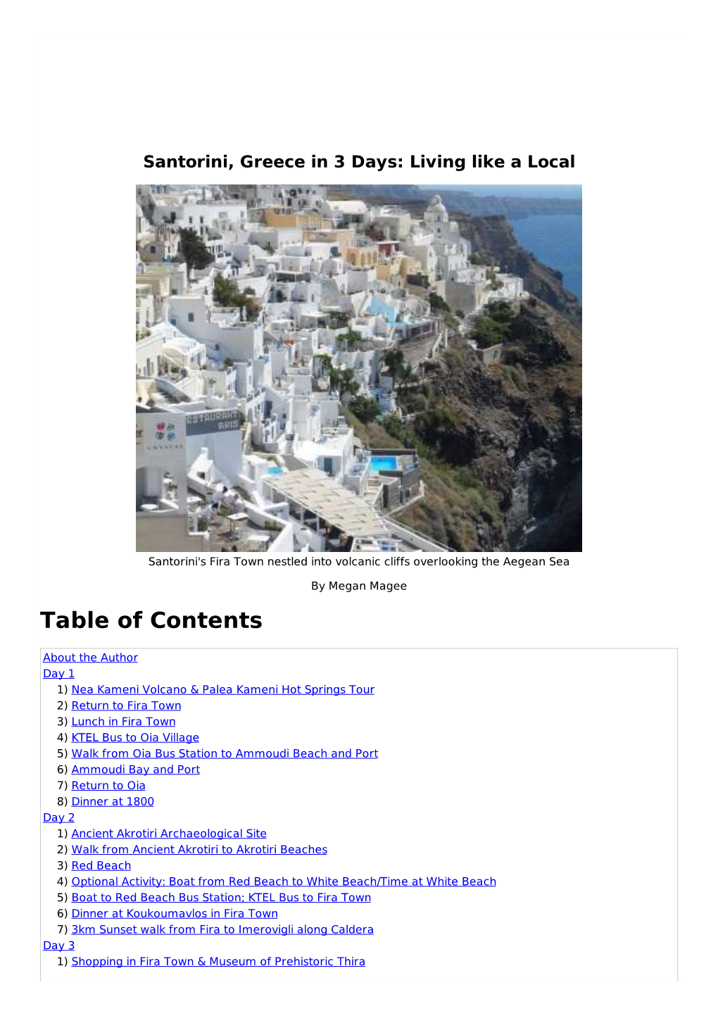 Download a Preview of Sample Travel Guide