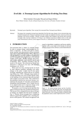 Evocells - a Treemap Layout Algorithm for Evolving Tree Data