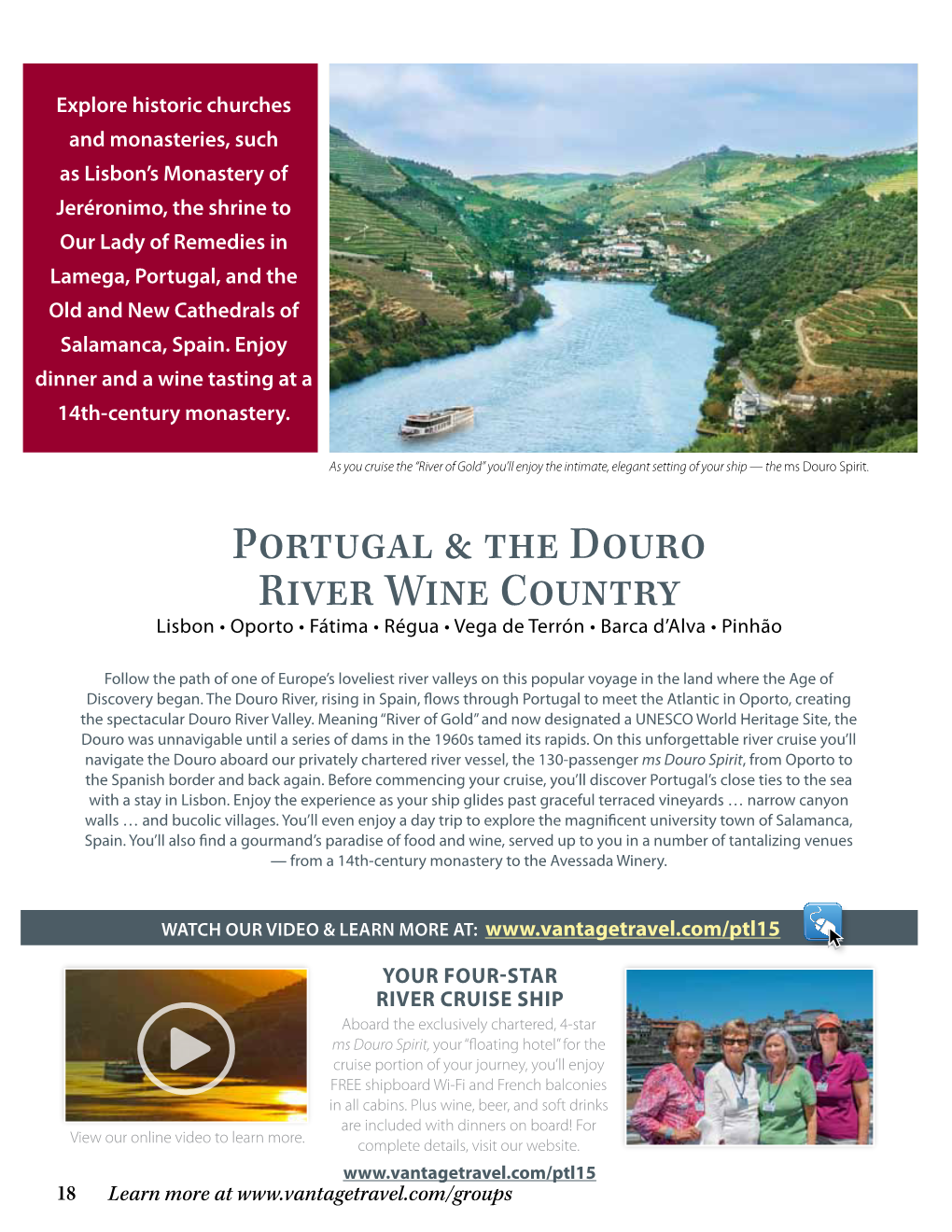 Portugal & the Douro River Wine Country