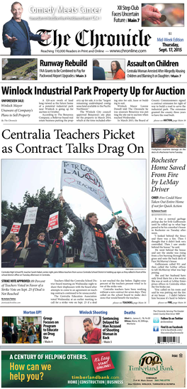 Centralia Teachers Picket As Contract Talks Drag On