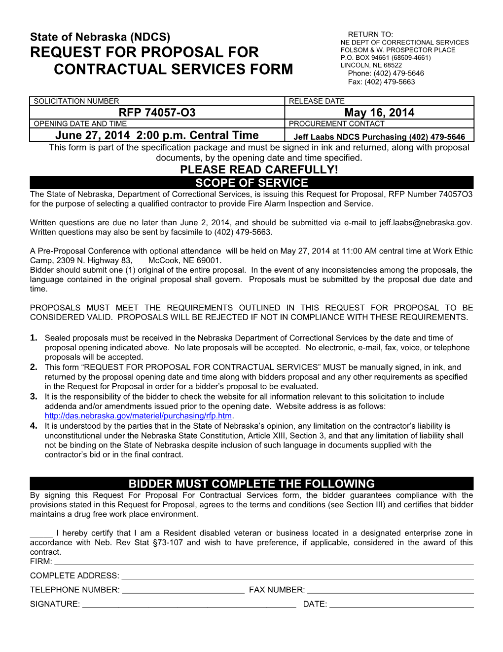 State of Nebraska (State Purchasing Bureau) s6