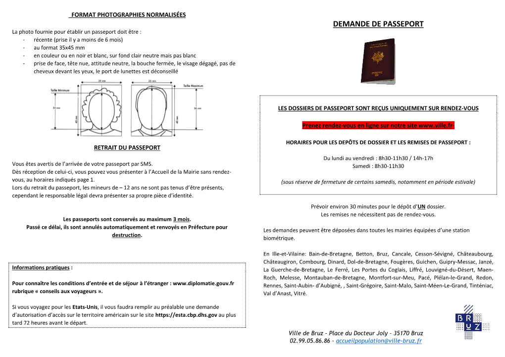 Demande De Passeport