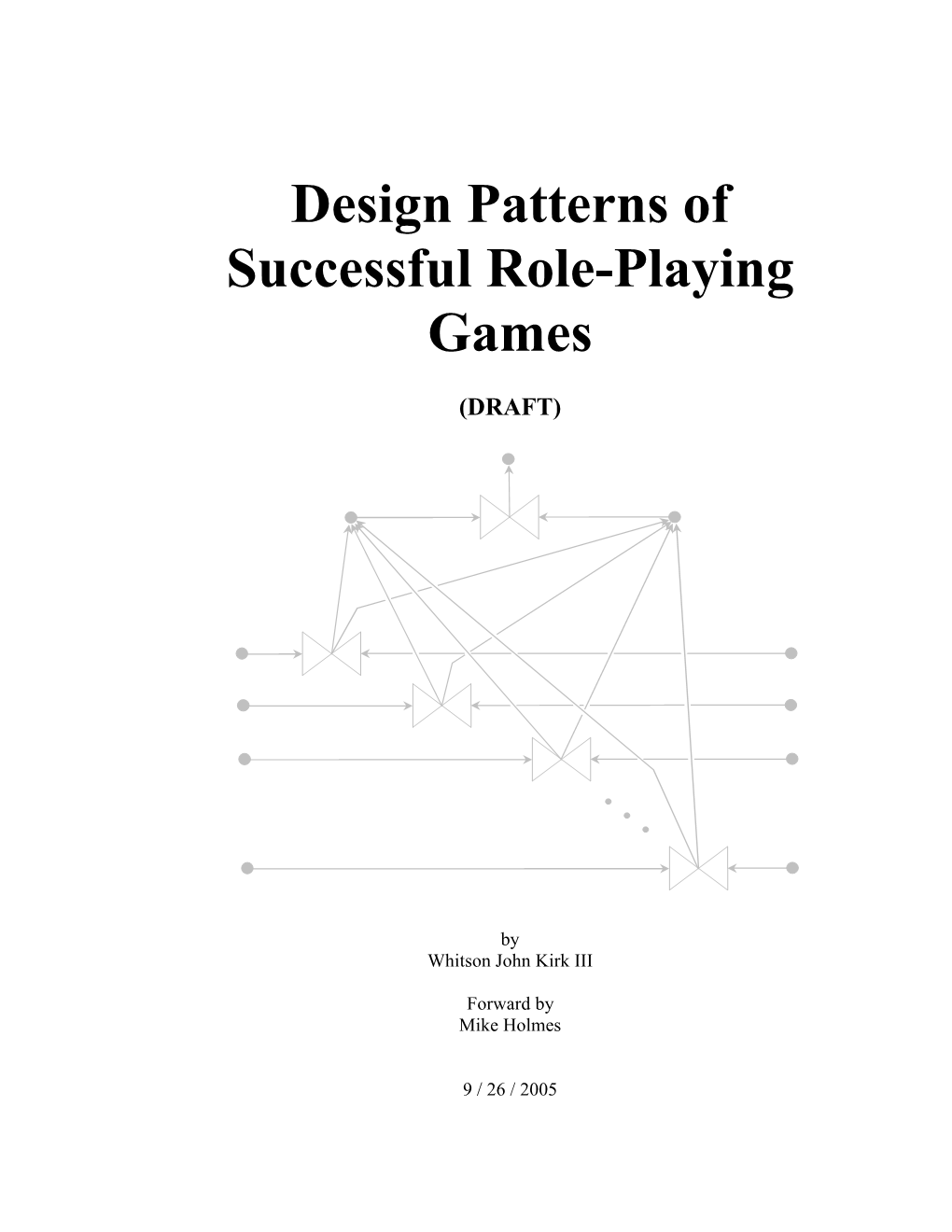 Design Patterns of Successful Role-Playing Games