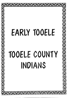 Early Tooele Tooel Ounty