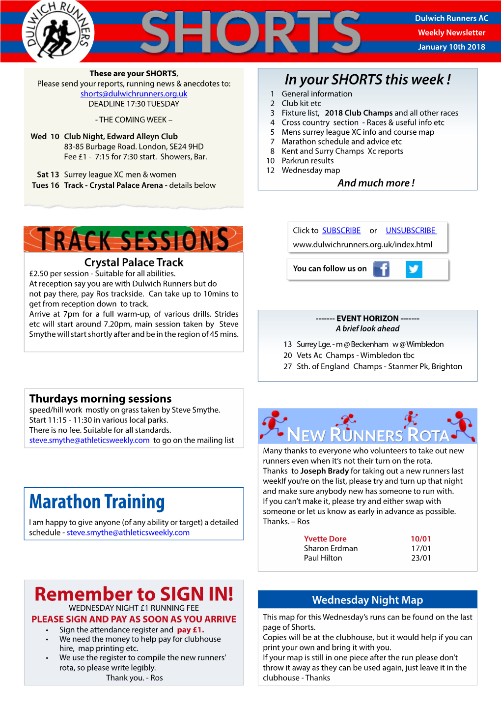 Marathon Training Someone Or Let Us Know As Early in Advance As Possible