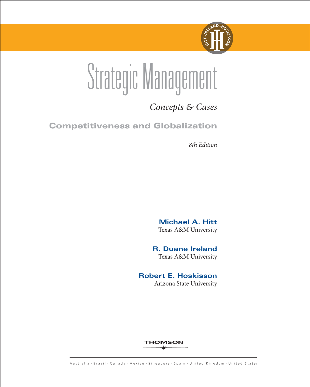 Strategic Management Concepts & Cases