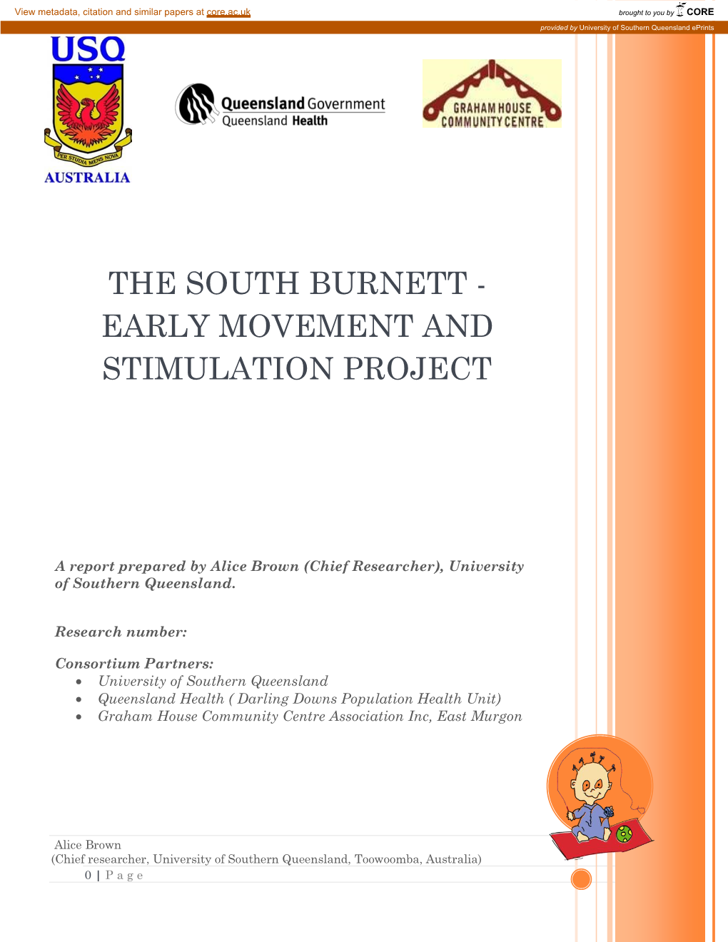 The South Burnett - Early Movement and Stimulation Project