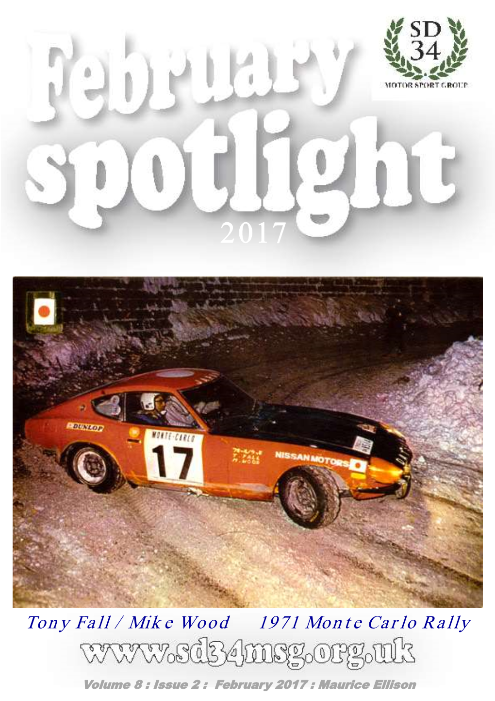 Tony Fall / Mike Wood 1971 Monte Carlo Rally