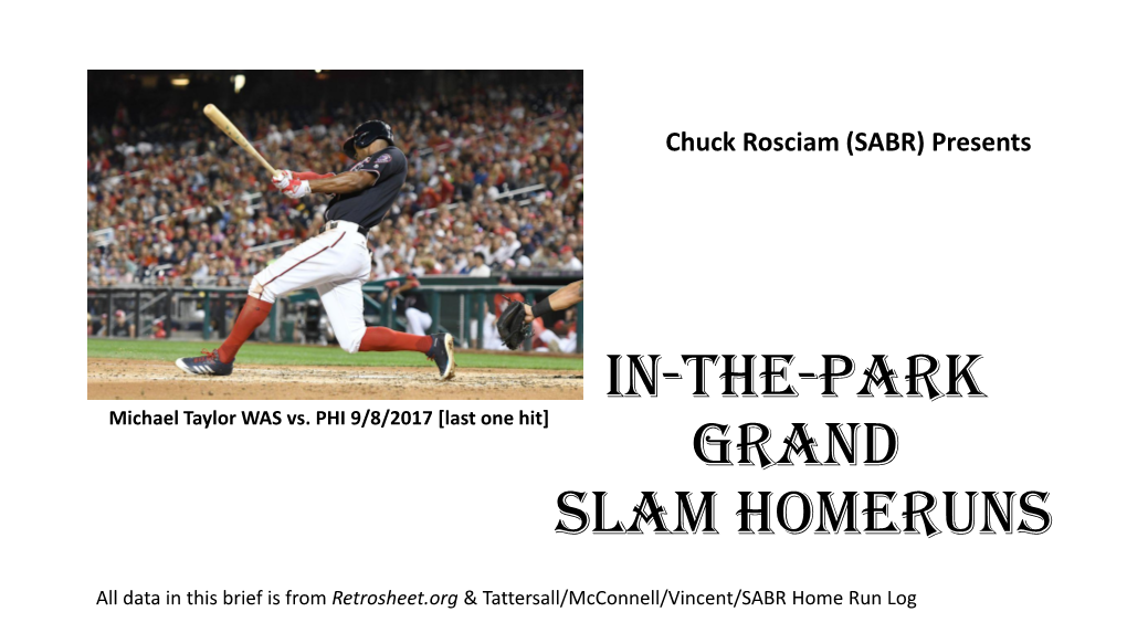 Inside-The-Park Grand Slams