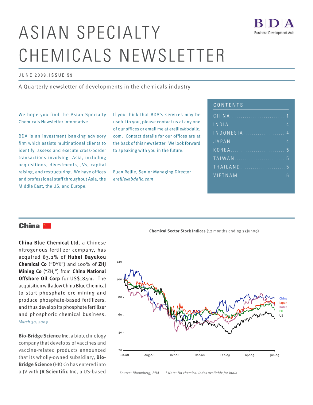 Asian Specialty Chemicals Newsletter