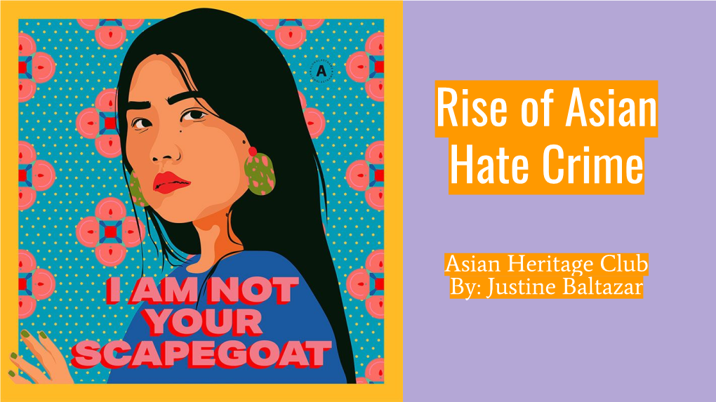 Rise of Asian Hate Crime