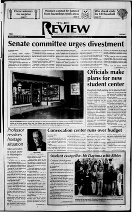 Senate Committee Urges Divestment 1