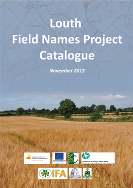 Louth Field Names Project Catalogue