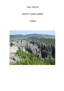 South China Karst China