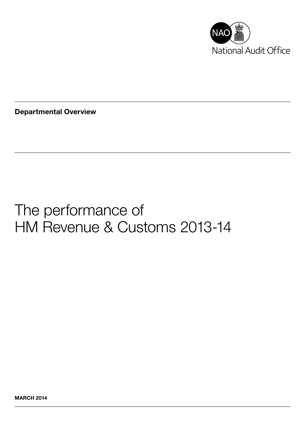 The Performance of HM Revenue & Customs 2013-14