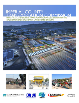 Pedestrian and Bicycle Transportation Access at the California/Baja California Poes