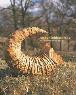 Andy Goldsworthy a Collaboration with Nature Andy Goldsworthy a Collaboration with Nature
