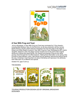 Frog & Toad Info V2