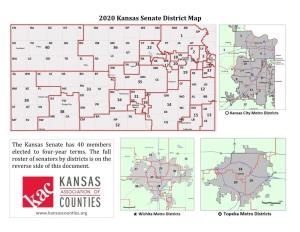 2020 Kansas Senate District Map