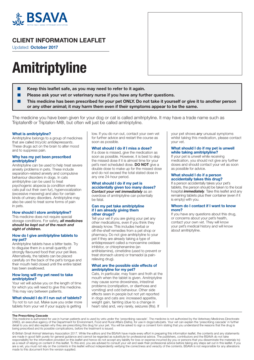 Amitriptyline