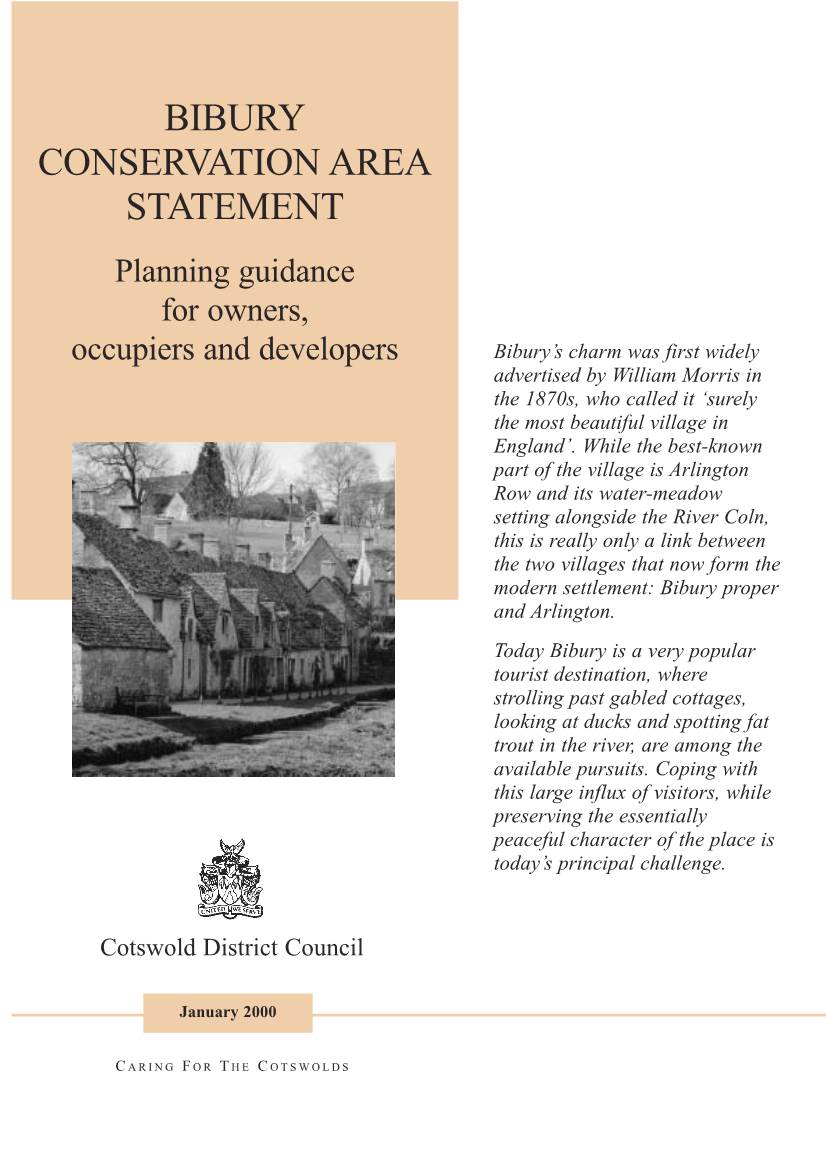 Bibury Conservation Area Statement