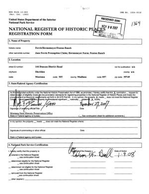 National Register of Historic Pi Registration Form
