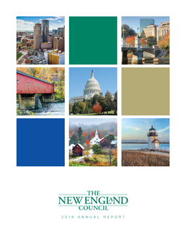 The New England Council's 2016 Annual Report