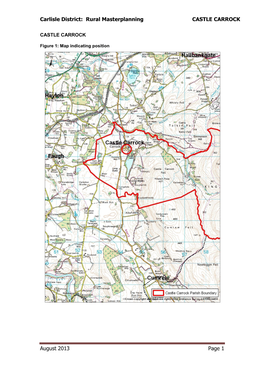 Carlisle Rural Masterplanning Settlement