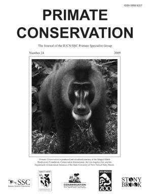 PRIMATE CONSERVATION the Journal of the IUCN/SSC Primate Specialist Group