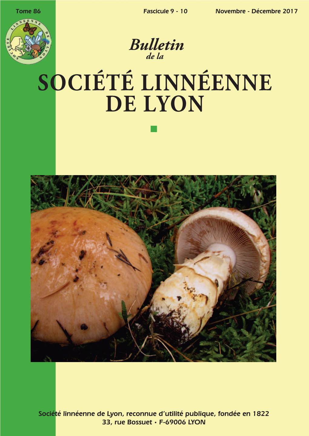 Société Linnéenne De Lyon Éenne N