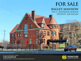 Bagley Mansion 2921 E