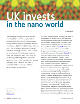 In the Nano World