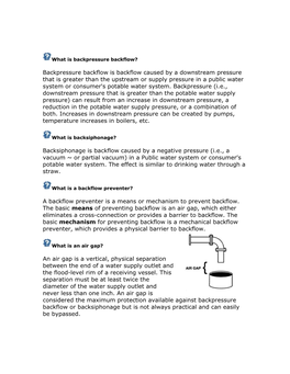 What Is Backpressure Backflow?